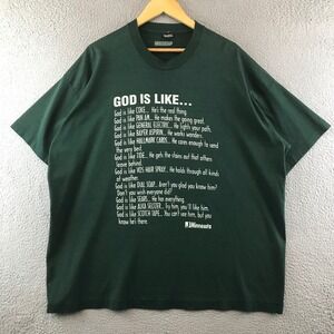 Vintage God Is Like T Shirt XXXL Fruit of the Loom Religious Humor